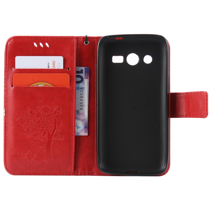 Samsung Galaxy Avant G386F G386T Case,Premium PU Leather Flip Wallet Case Cover