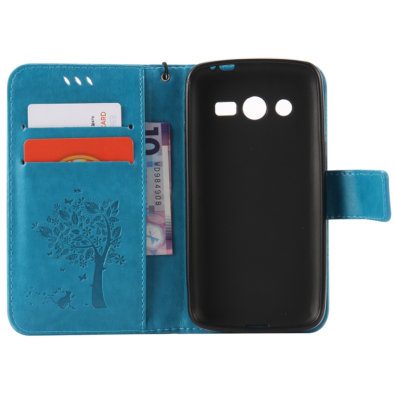 Samsung Galaxy Avant G386F G386T Case,Premium PU Leather Flip Wallet Case Cover