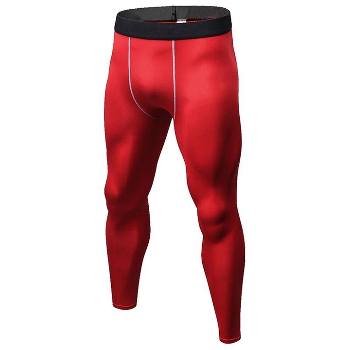 Men's tight-fitting trousers, sports fitness, running trousers, wicking and quick-drying trousers