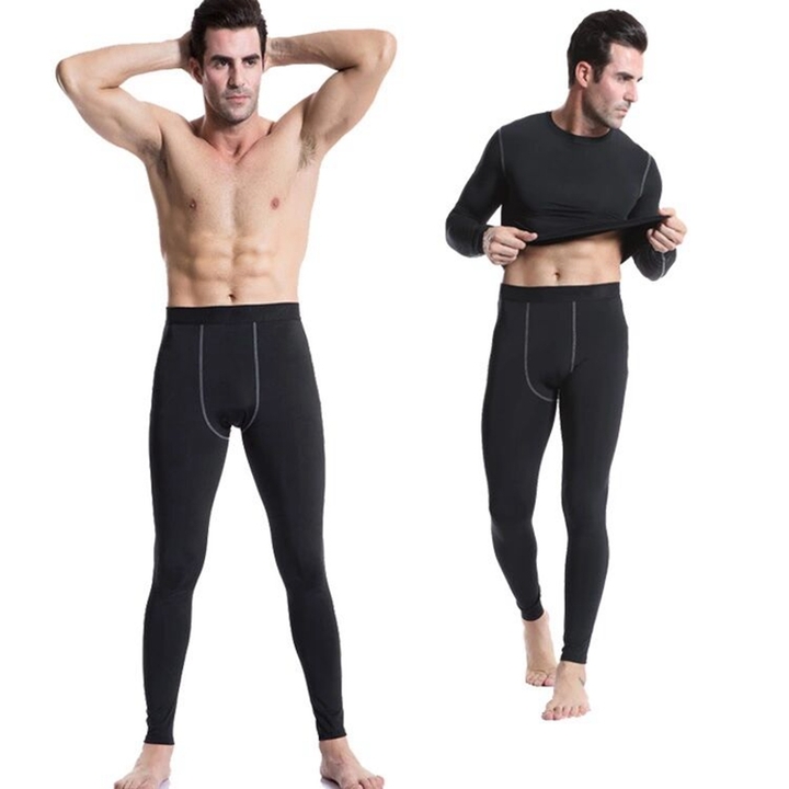 Men's tight-fitting trousers, sports fitness, running trousers, wicking and quick-drying trousers