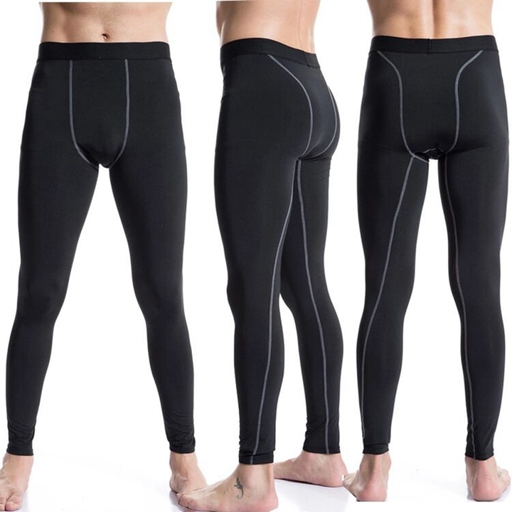Men's tight-fitting trousers, sports fitness, running trousers, wicking and quick-drying trousers