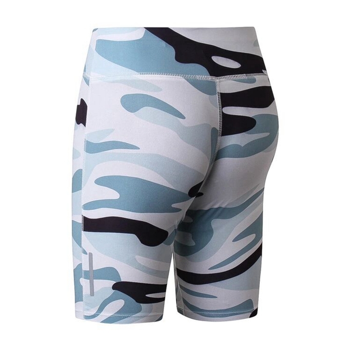 Women's Fitness Yoga Shorts Reflective Night Run Sports Running