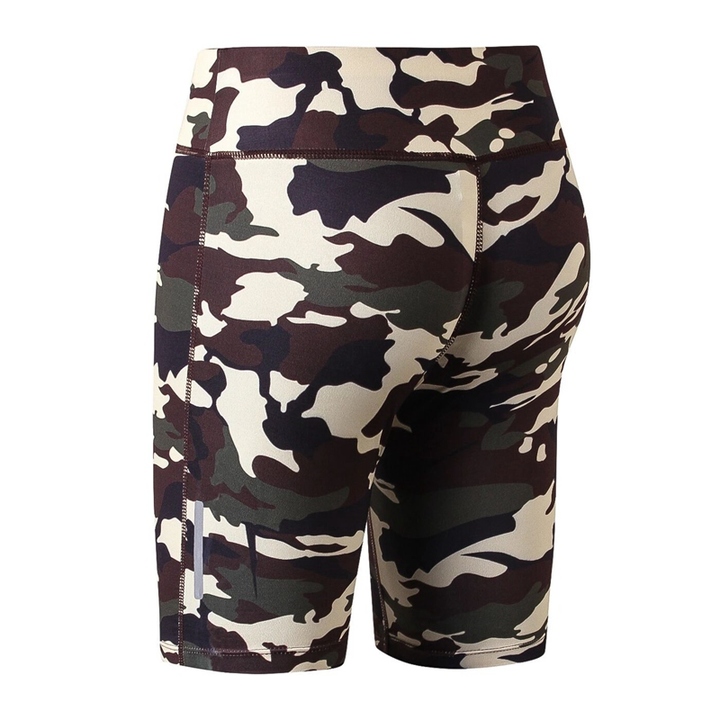 Women's Fitness Yoga Shorts Reflective Night Run Sports Running