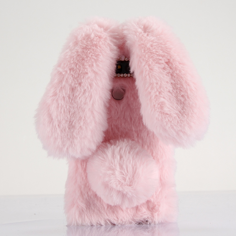 Fluffy rabbit ear For Samsung Galaxy J700/J7 Core/J7 NXT Case.J7 2016/J710 J7 2017/J7 Pro/J730 J7 prime J7 Plus/C7 2017/C8 J7 DUO/J720F/J7 2018 J8 2018/J810 Case