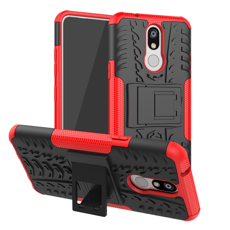 For LG K8 2018 [Eu version]/LG K10 2018 [US version]/LG K22/LG K31/LG K40/LG K51/LG K92 5G Case,TPU + PC 2 in 1 Cover