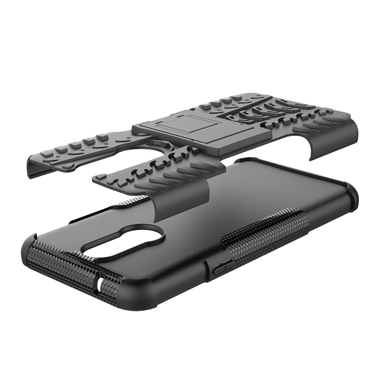 For LG K8 2018 [Eu version]/LG K10 2018 [US version]/LG K22/LG K31/LG K40/LG K51/LG K92 5G Case,TPU + PC 2 in 1 Cover