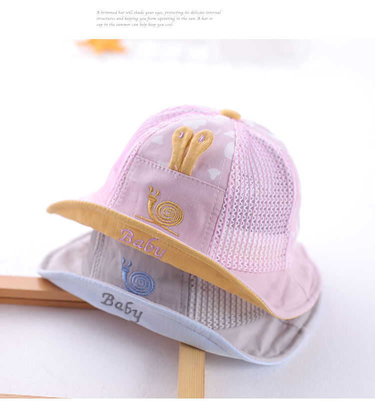 Sun Hat Face Shield Baby Cotton Anti-UV Summer Foldable Beach Sea Vacation Avoid Spitting