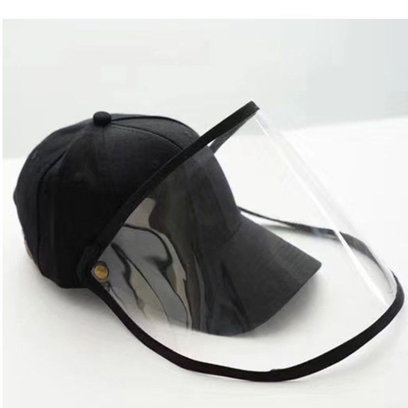 Full Protective Facial Baseball Cap,Men Women Unisex Detachable Adjustable Anti-Saliva Anti-Spitting