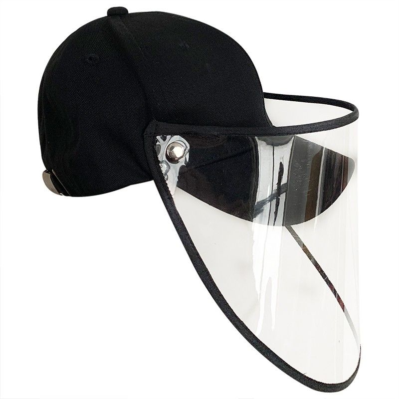 Full Protective Facial Baseball Cap,Men Women Unisex Detachable Adjustable Anti-Saliva Anti-Spitting