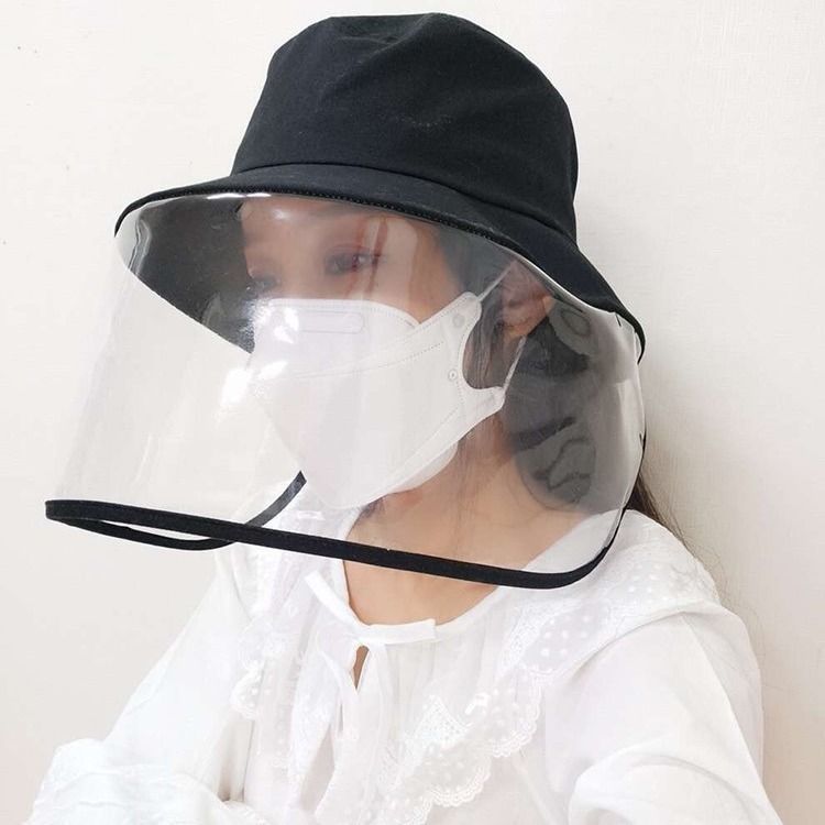 Full Protective Facial Baseball Cap,Men Women Unisex Detachable Adjustable Anti-Saliva Anti-Spitting