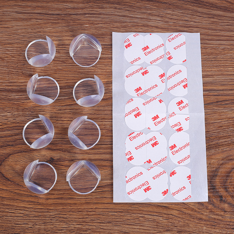10Pcs Child Baby Safety Silicone Protector Table Corner Edge Protection Anti Collision Cover