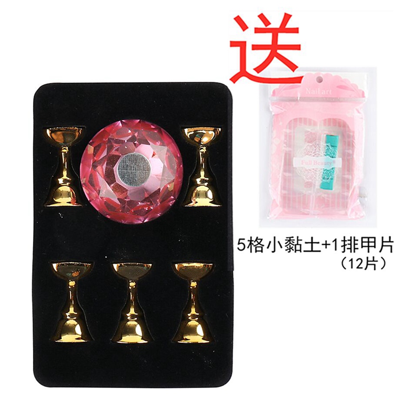 Magnetic Nail Holder Practice Training Display Stand DIY Manicure Tools view 6