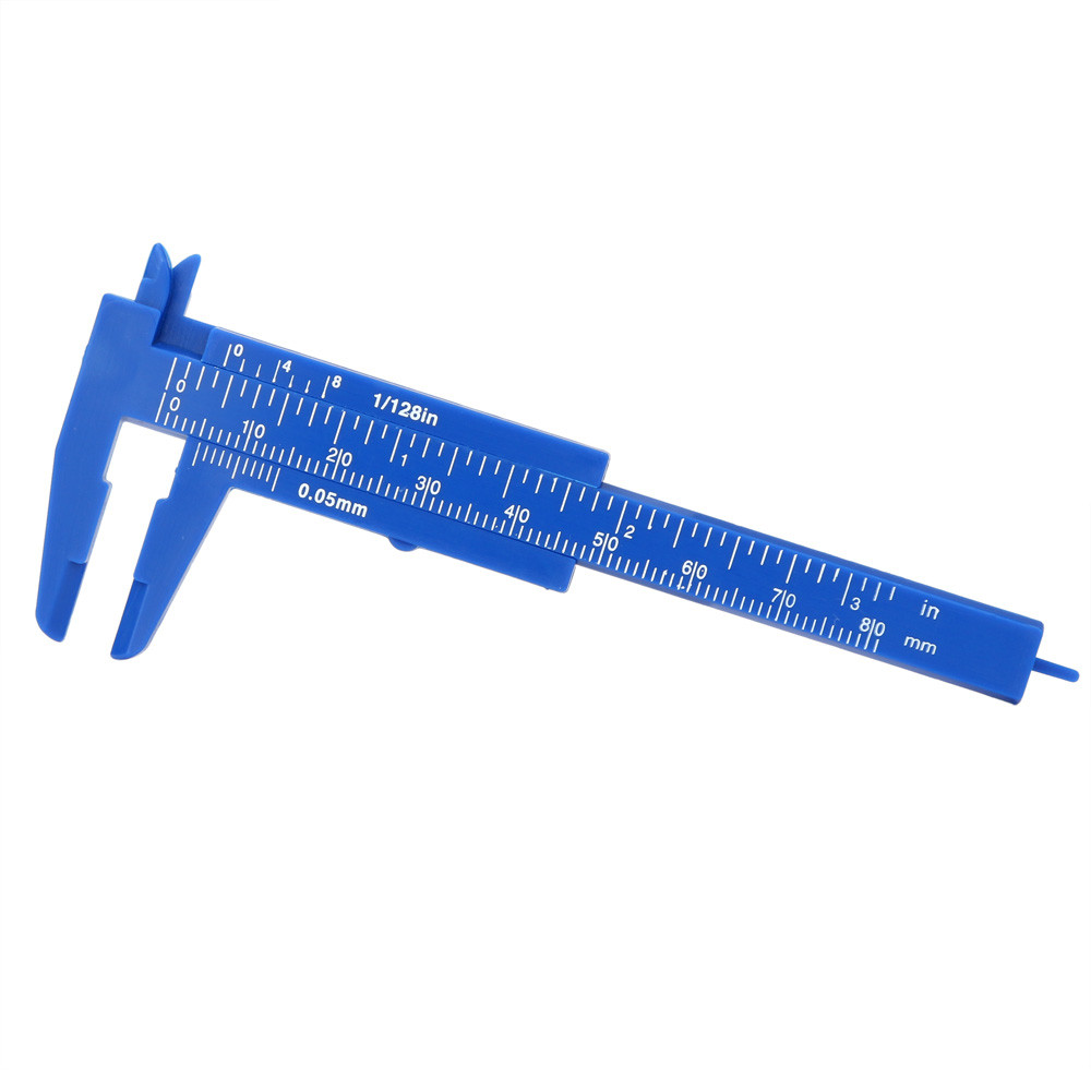 80mm Plastic Eyebrow Measuring Vernier Caliper Tattoo Microblading Caliper Ruler Body Art Tools