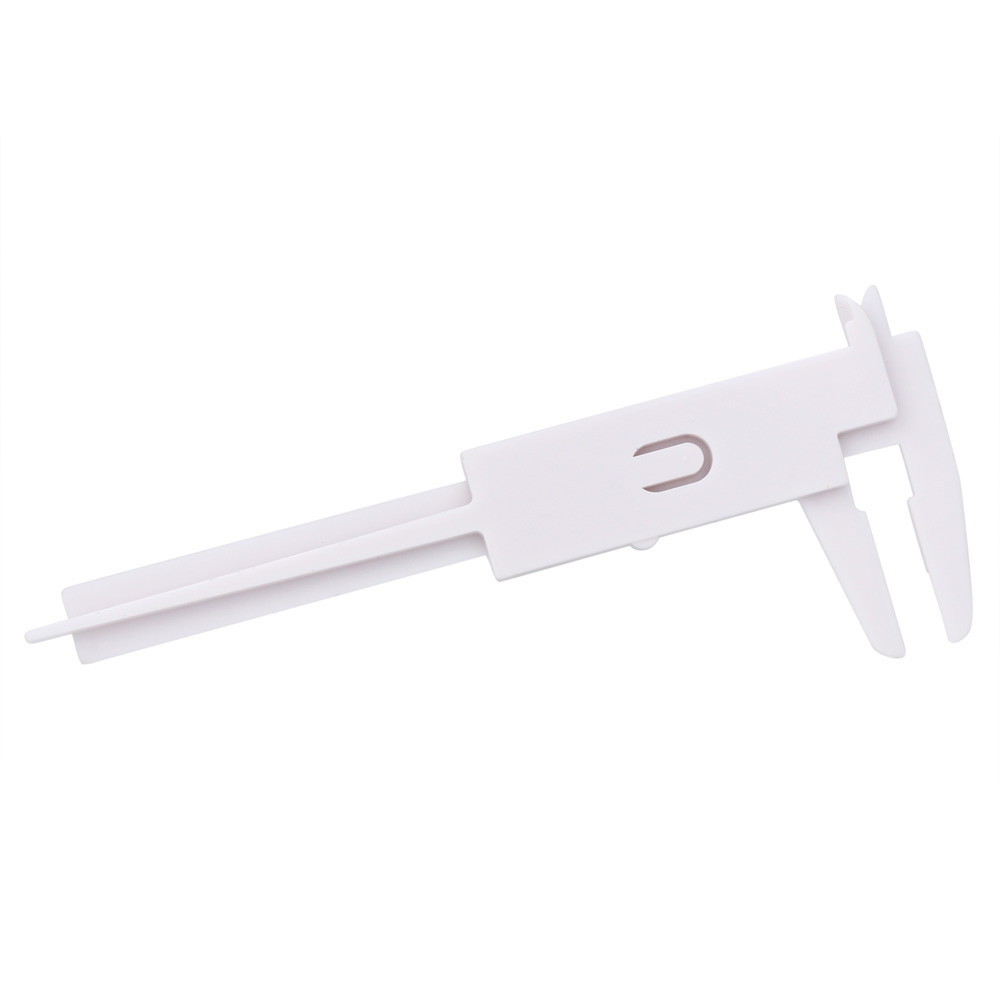 80mm Plastic Eyebrow Measuring Vernier Caliper Tattoo Microblading Caliper Ruler Body Art Tools