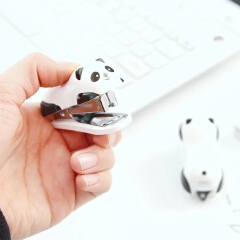 Mini cartoon stapler with 1000 pcs No.10 staples stapler Stationery Office school binding supplies