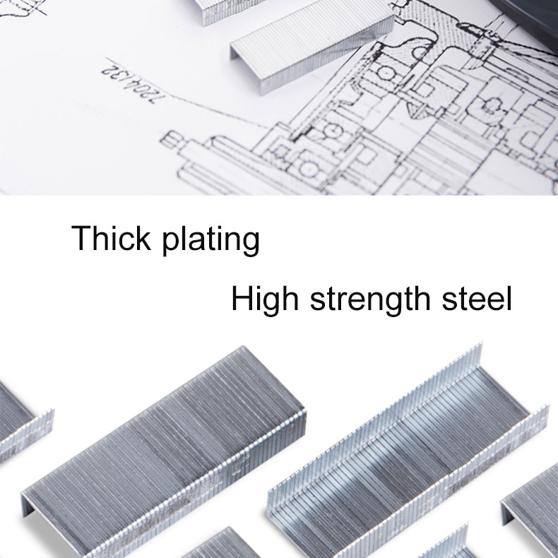 1000pcs/box Staples For Stapler School Office Standard Metal Staples Binding Supplies 0010