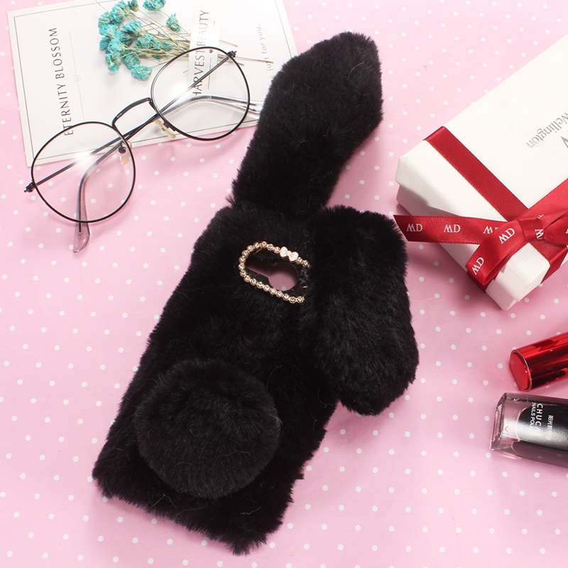 Fluffy rabbit ear For OnePlus Nord N10 5G Case.OnePlus Nord N100 OnePlus Nord CE Nord N200 5G Nord2 OnePlus Nord CE 2 Lite 5G Nord CE3 Nord N300 5G Case