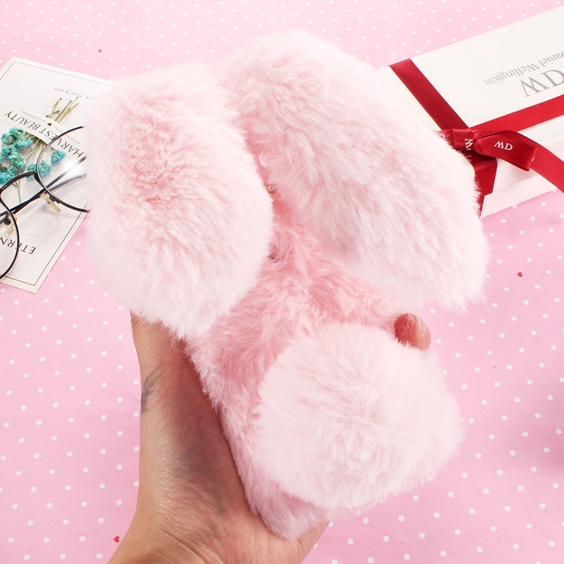 Fluffy rabbit ear For Samsung Galaxy S7 Edge Case S8 Plus S9 Plus Galaxy S10 Plus S10E S10 Lite S20 Plus S20 Ultra Galaxy S20 Fan Edition/S20 Lite/S20 FE 2022 Case