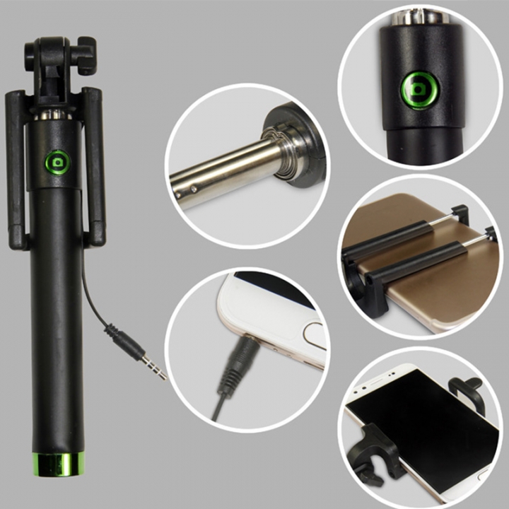 Universal Selfie Stick Camera  Self-photograph Extendable Flexible Portable Handheld Selfie Monopod