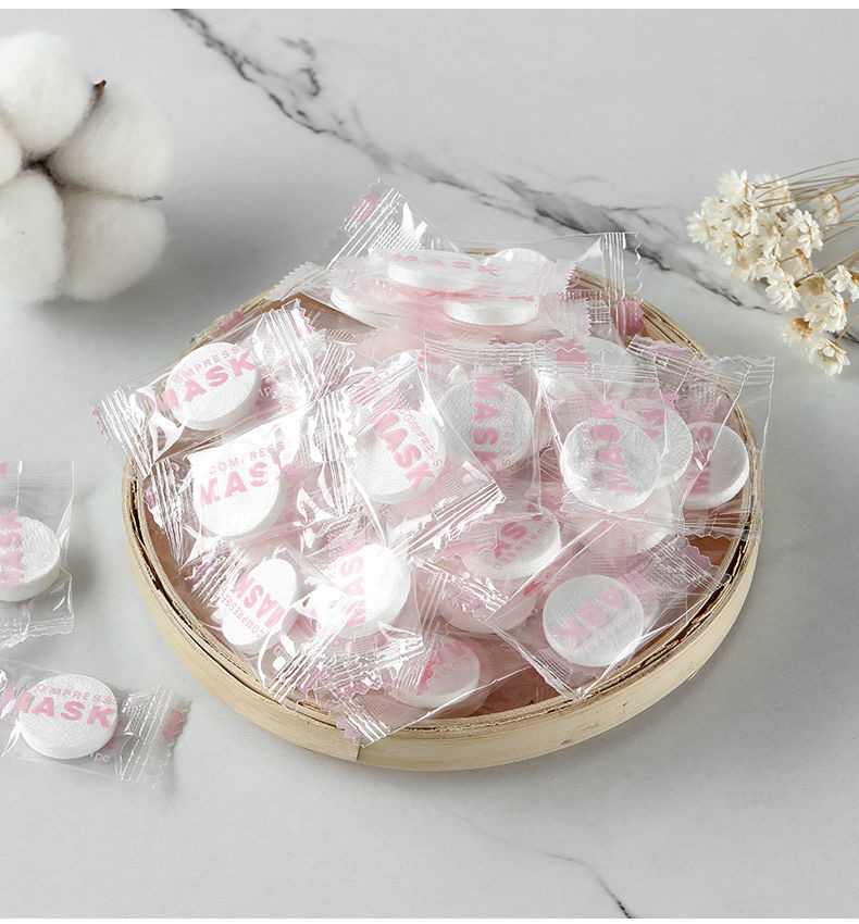 Compressed Facial Mask Cotton Facial Mask Sheet DIY Face Mask Face Care DIY Tools