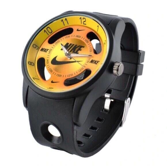 Nike Large Dial Watches Waterproof  Watch fashion business watch  Double-sided hollow simple quartz sport watch