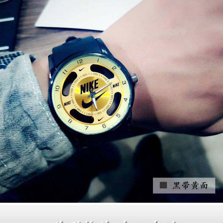 Nike Large Dial Watches Waterproof  Watch fashion business watch  Double-sided hollow simple quartz sport watch