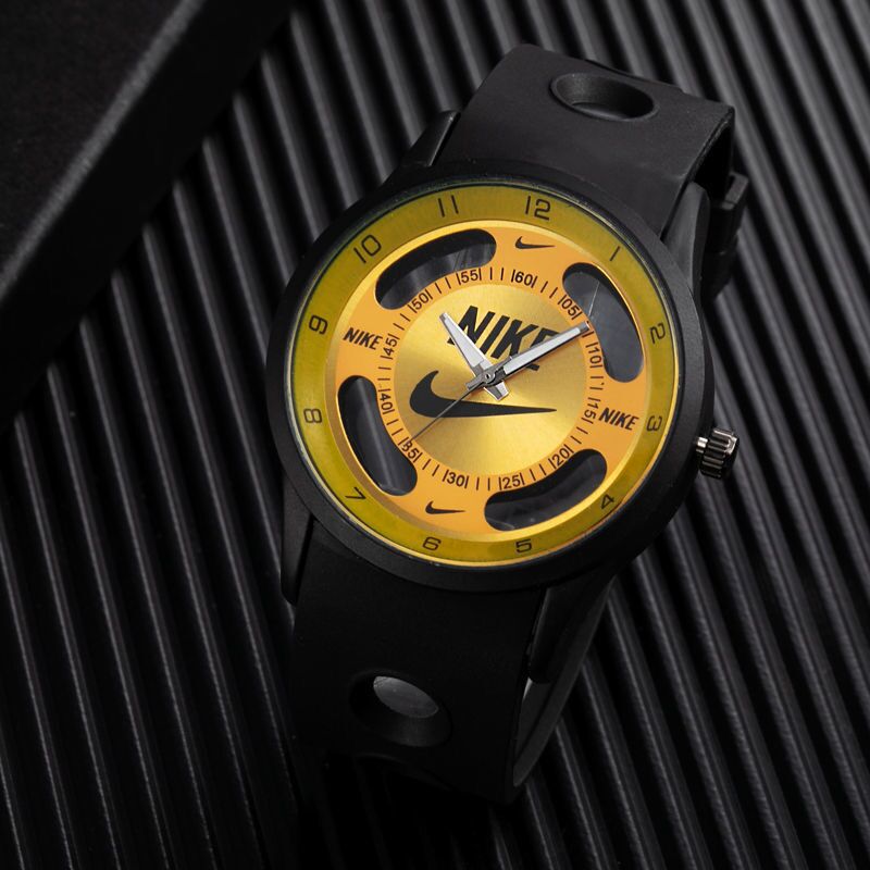 Nike Large Dial Watches Waterproof  Watch fashion business watch  Double-sided hollow simple quartz sport watch