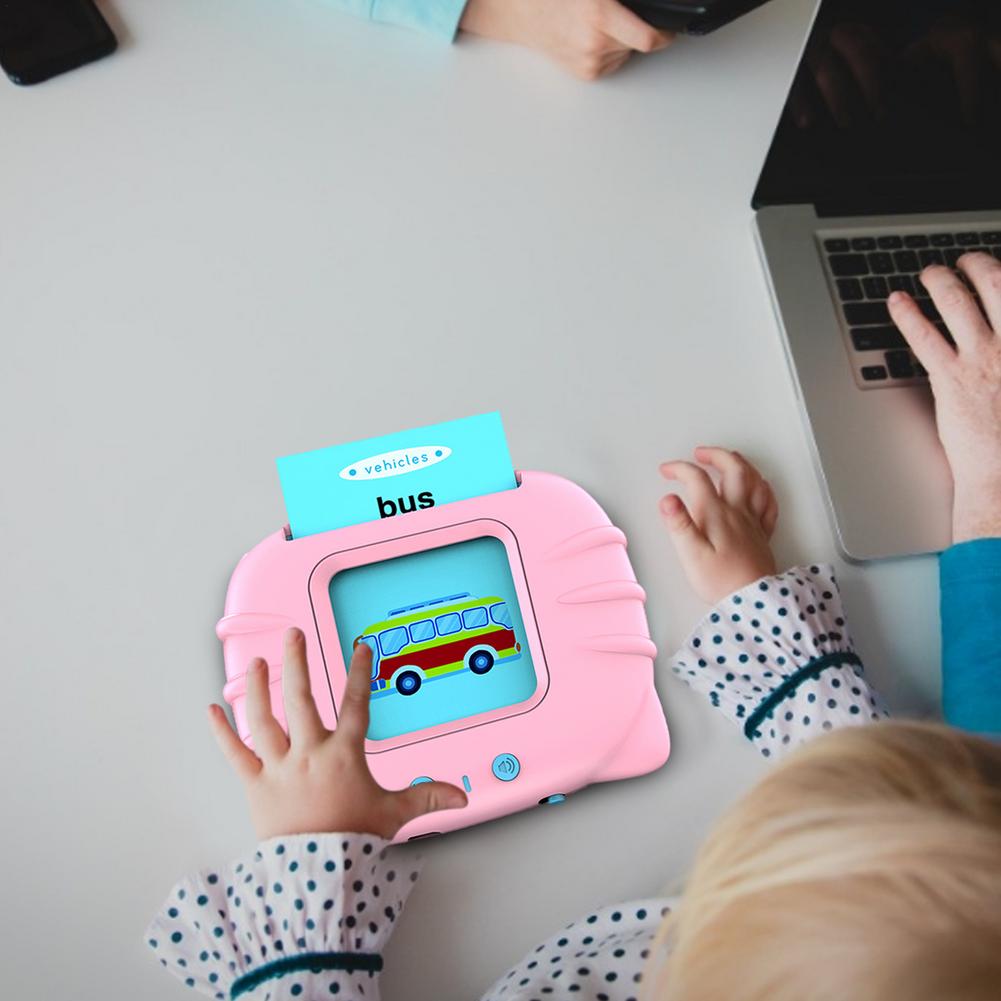 Kid Enlightenment Machine Interactive Eye Protection Card Reader Literacy Picture For 3-6 Years Old Baby Kids Child