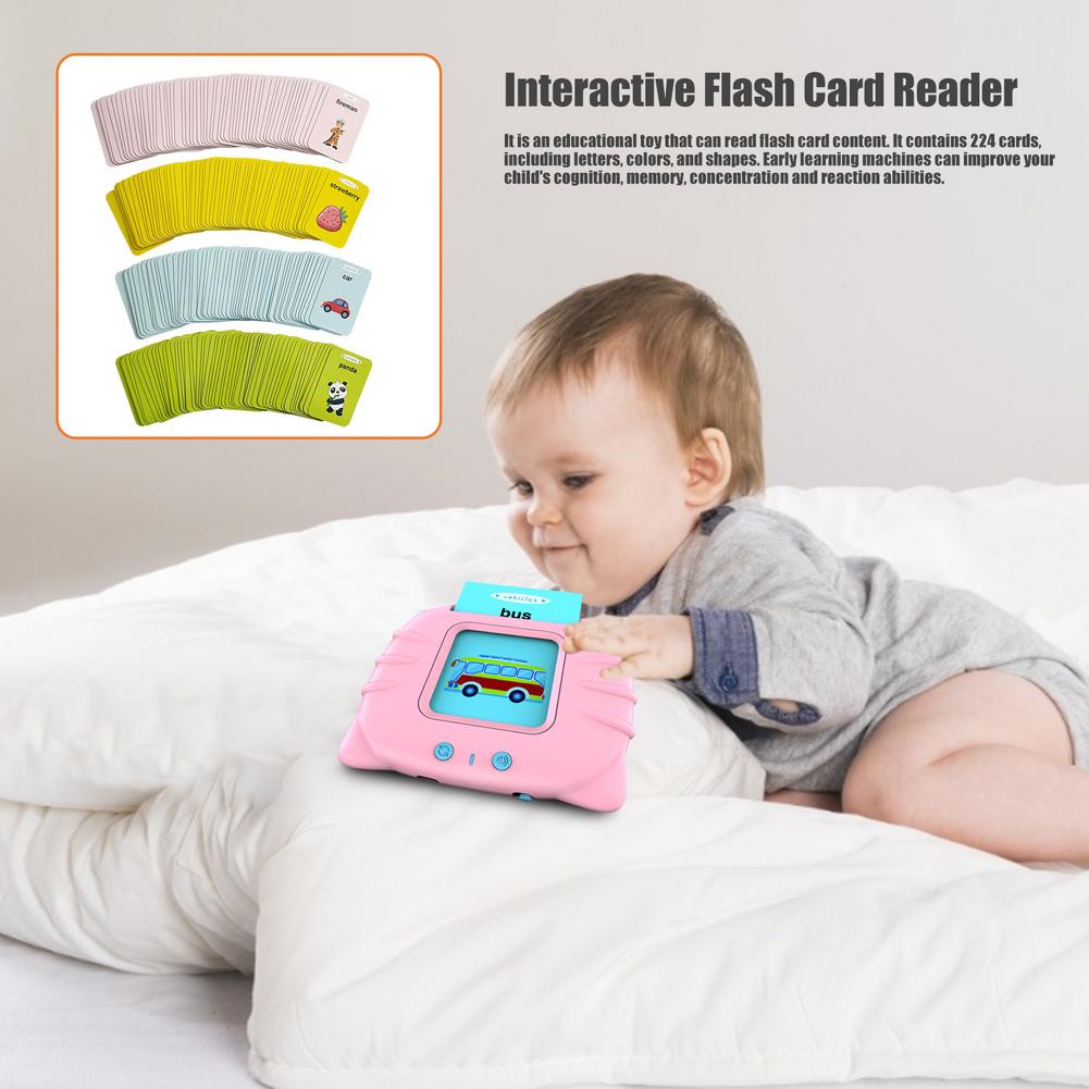 Kid Enlightenment Machine Interactive Eye Protection Card Reader Literacy Picture For 3-6 Years Old Baby Kids Child