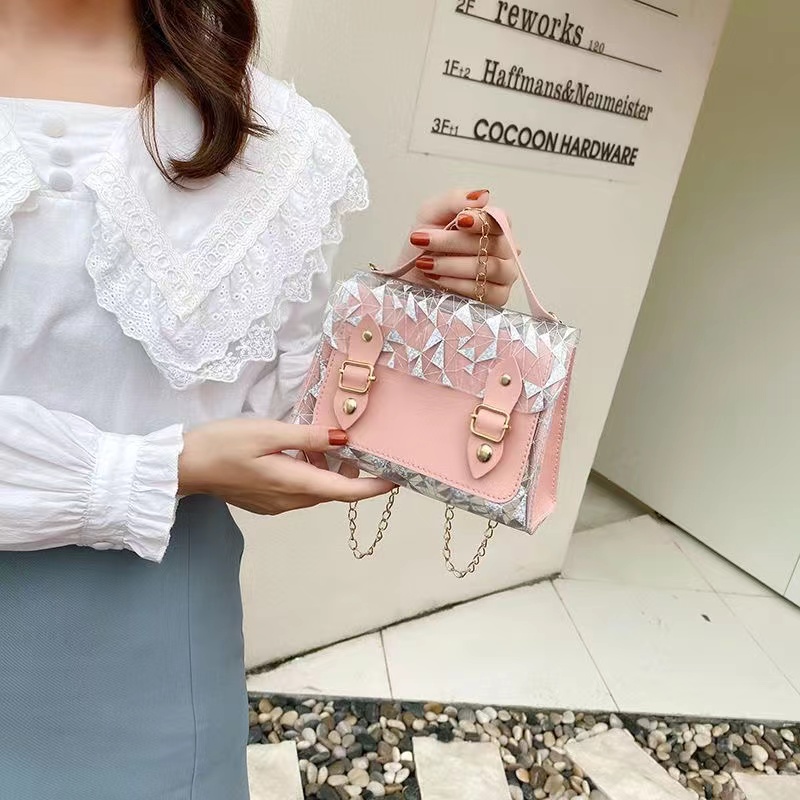 Fashion Mini Women Bags 2023 New Luxury Shoulder Bag Chain Crossbody Bag PU Solid Color Purses Hasp Luxury Design Messenger Bag