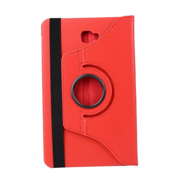 10.1" PU Fabric Tablets Case Folding 360 Degree Swivel Cover for Samsung Galaxy Tab A 10.1 P580/P585