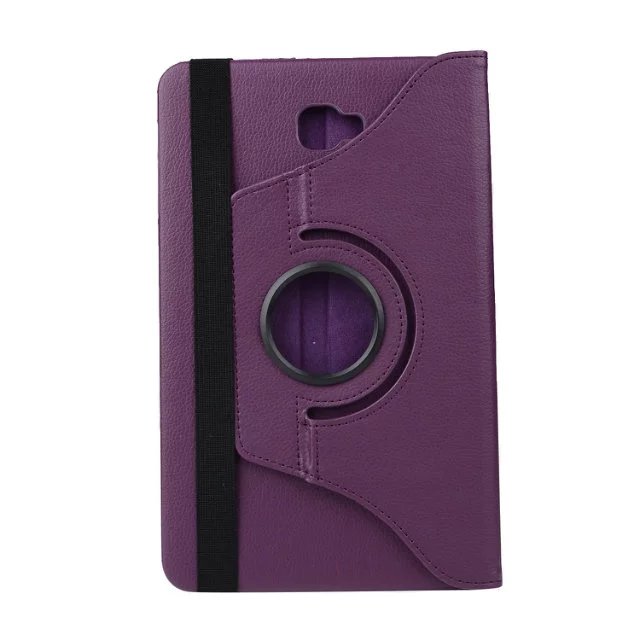 10.1" PU Fabric Tablets Case Folding 360 Degree Swivel Cover for Samsung Galaxy Tab A 10.1 P580/P585