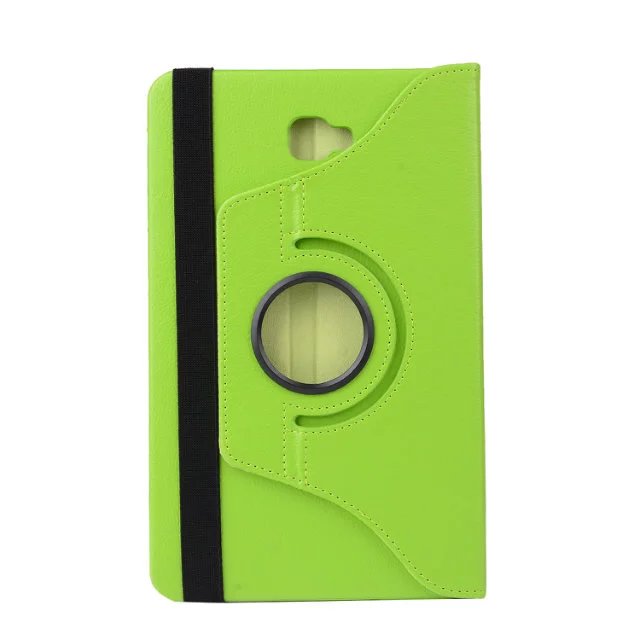 10.1" PU Fabric Tablets Case Folding 360 Degree Swivel Cover for Samsung Galaxy Tab A 10.1 P580/P585
