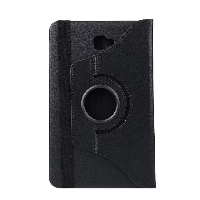 10.1" PU Fabric Tablets Case Folding 360 Degree Swivel Cover for Samsung Galaxy Tab A 10.1 P580/P585