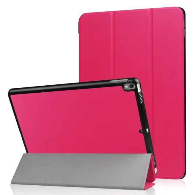 10.5" Smart Cover Folding Fiber Leather Tablets Slim Case for iPad Pro 10.5