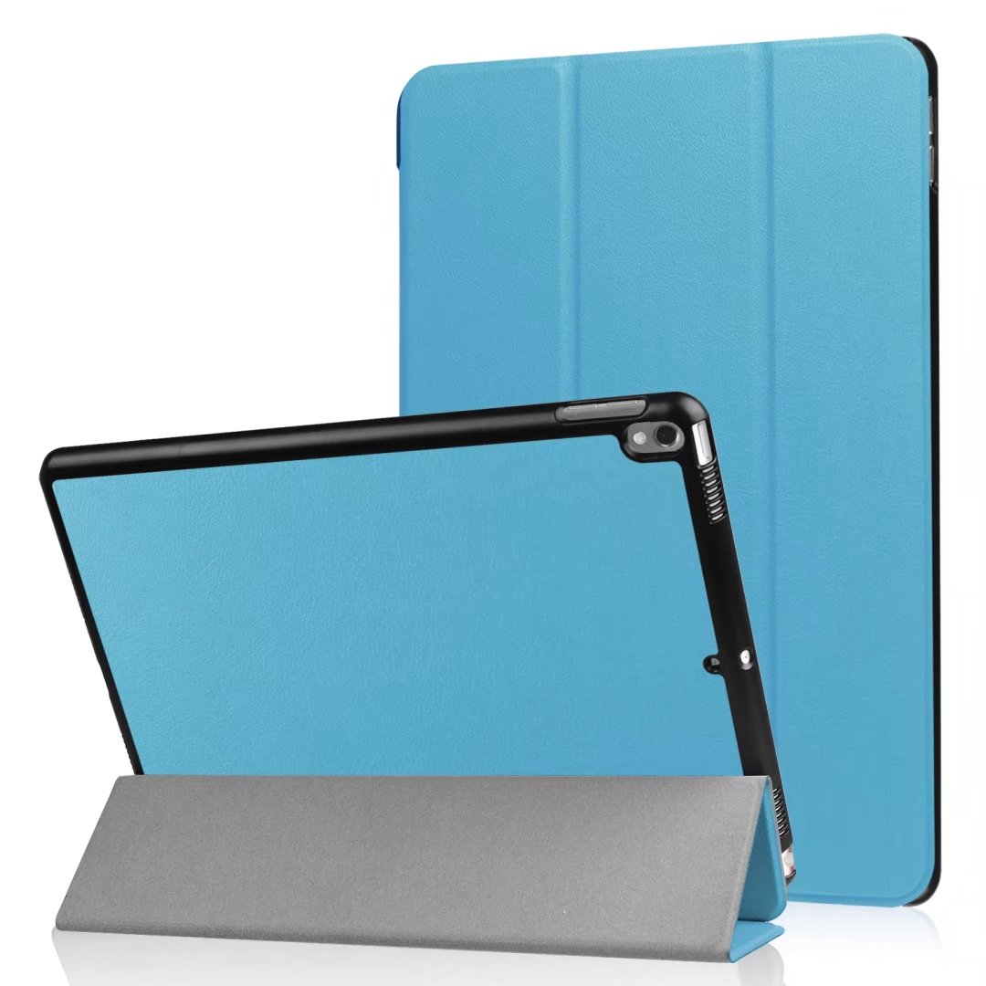 10.5" Smart Cover Folding Fiber Leather Tablets Slim Case for iPad Pro 10.5
