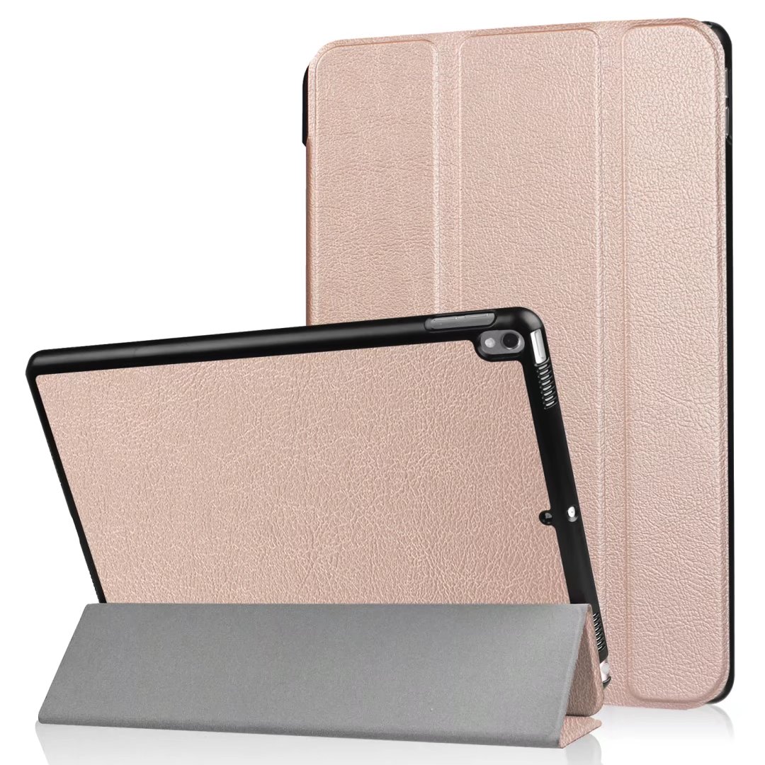 10.5" Smart Cover Folding Fiber Leather Tablets Slim Case for iPad Pro 10.5
