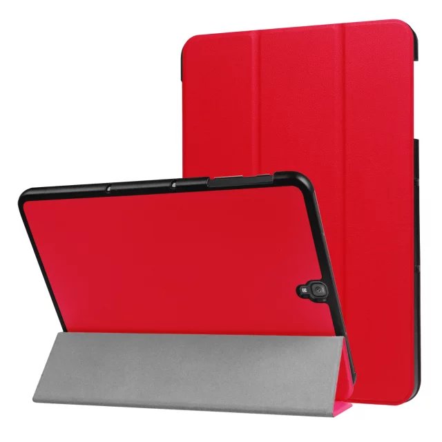 9.7" Fiber Leather Tablets Case Folding Slim Cover for Samsung Galaxy Tab S3 9.7 T820