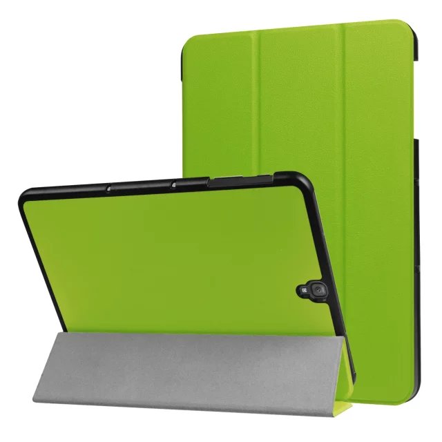 9.7" Fiber Leather Tablets Case Folding Slim Cover for Samsung Galaxy Tab S3 9.7 T820