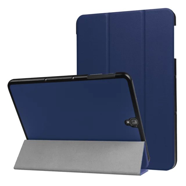 9.7" Fiber Leather Tablets Case Folding Slim Cover for Samsung Galaxy Tab S3 9.7 T820