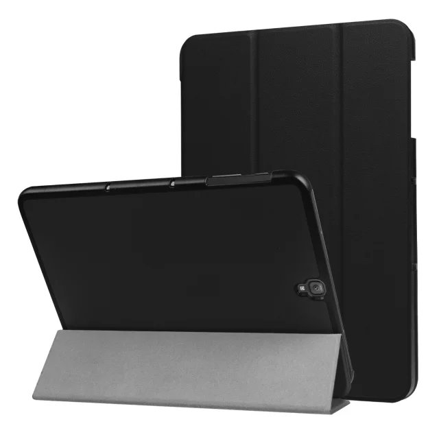 9.7" Fiber Leather Tablets Case Folding Slim Cover for Samsung Galaxy Tab S3 9.7 T820