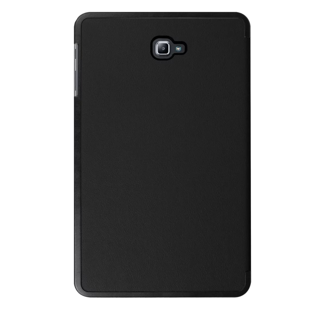10.1" PU Transparent Case Tablets Cover Hard Smart Cover Ultra Slim for Samsung TAB A 10.1 T580N