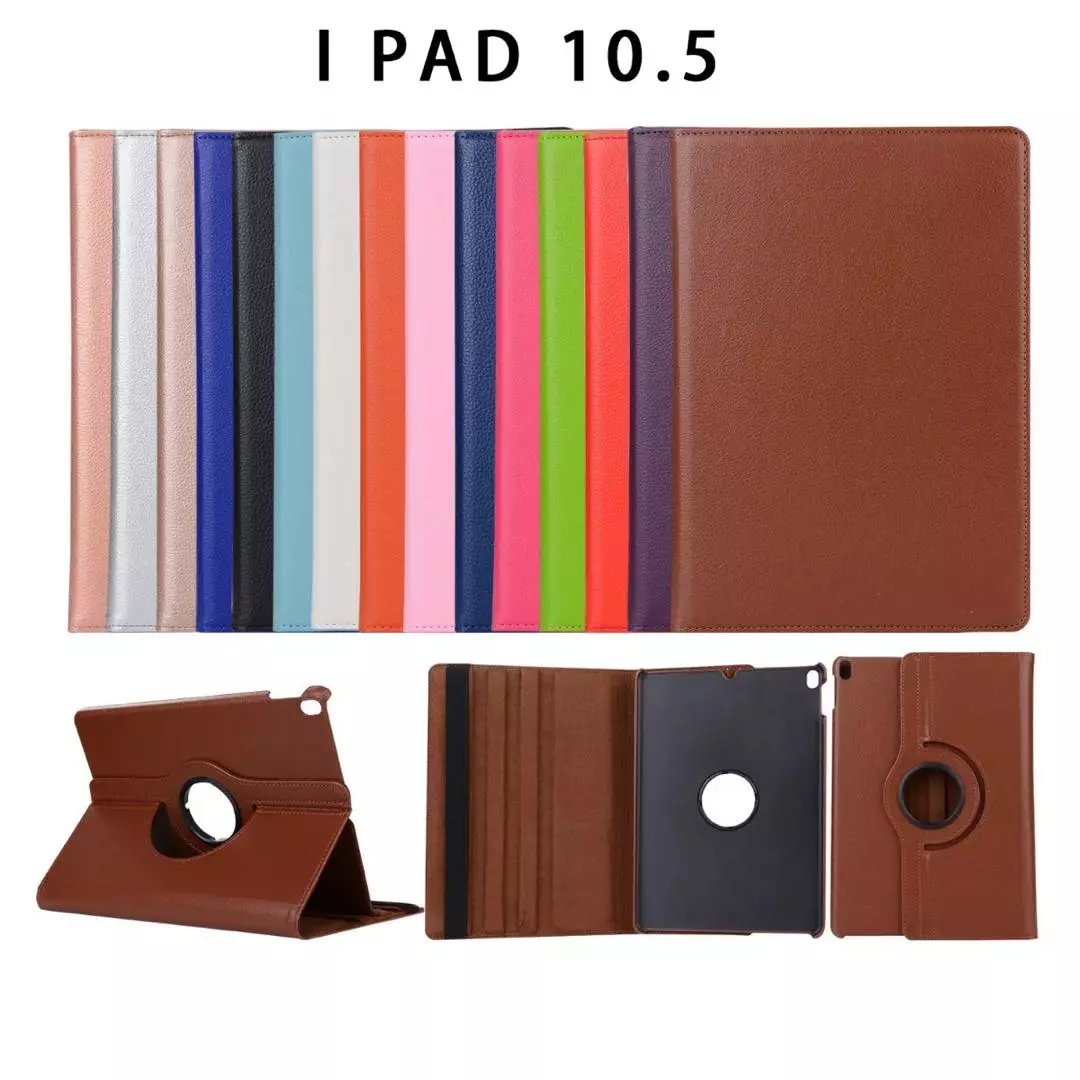 10.5" 360 Degree Swivel Tablets Case Foldable Cover Holder for iPad Pro 10.5