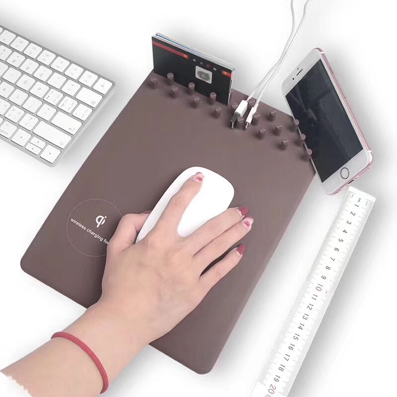 Wireless Charging and Mouse Pad for Qi Enabled Devices iPhone,Samsung  Cellphones and more
