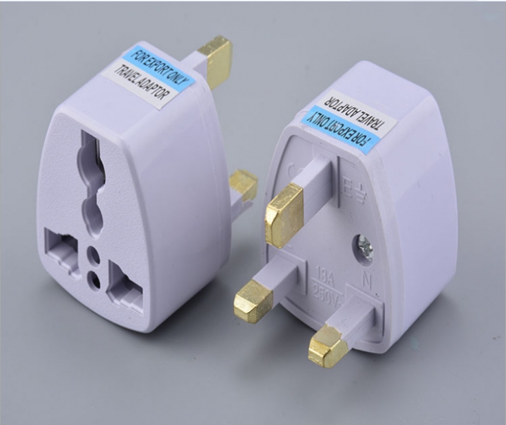 Shevi UK Standard Plug British Standard Socket Power Adapter white 250V 10A