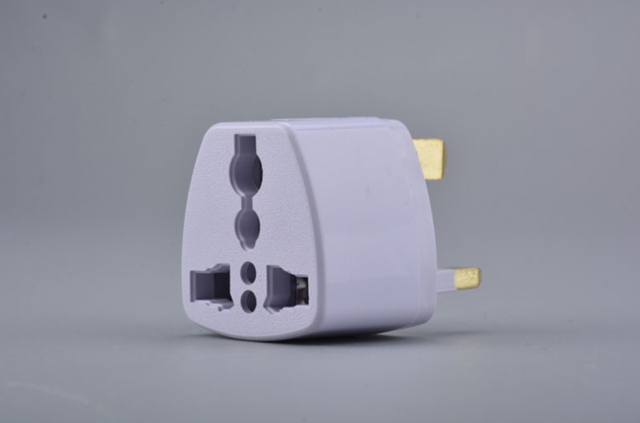 Shevi UK Standard Plug British Standard Socket Power Adapter white 250V 10A