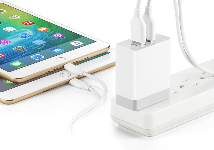 Original Xiaomi 2 Port fast charger Travel wall adapter Mini Portable Quick Charge Dual USB Port