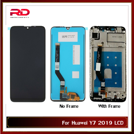 Y7 LCD For Huawei Y7 2019 LCD Display Screen Touch Screen Digitizer with Frame Assembly Replacement