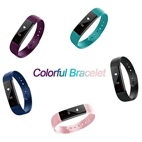 Wristband Smart Bracelet Pedometer Fitness Tracker Waterproof Heart Rate Monitor Sport Smartband