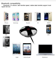 Universal FM Transmitter Bluetooth Car Kit MP3 Player Wireless Modulator LED Display USB Charger